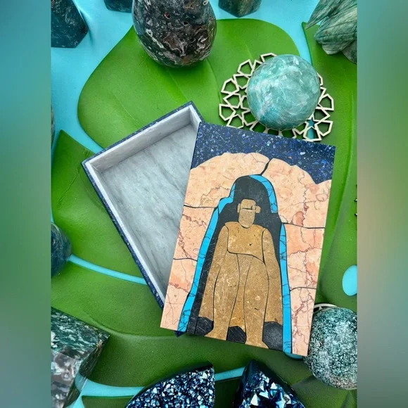 Lapis lazuli & Turquoise box - Picture 2 of 7